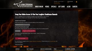 Set Up LongHorn Steakhouse Rewards | LongHorn Steakhouse ...