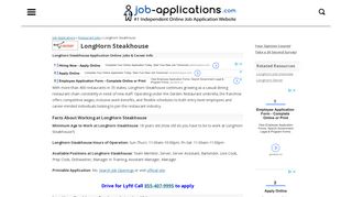 LongHorn Steakhouse Application, Jobs & Careers Online