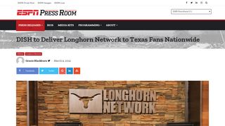 DISH to Deliver Longhorn Network to Texas Fans Nationwide - ESPN ...