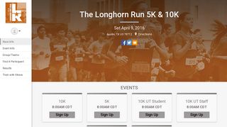 The Longhorn Run 5K & 10K - RunSignup