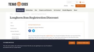 Longhorn Run Registration Discount | Texas Exes