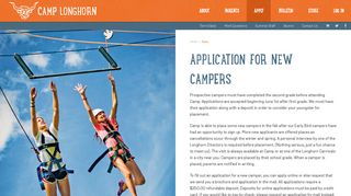 Apply | Camp Longhorn