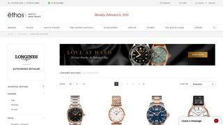 Longines Watches- Buy Longines Watches in India at Ethos