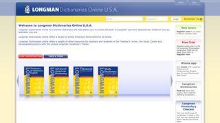 Longman Dictionaries Online USA