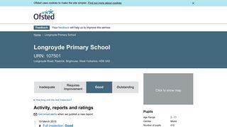 Ofsted | Longroyde Primary School