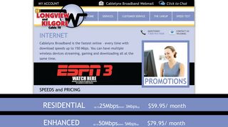 Internet - Longview Cable TV