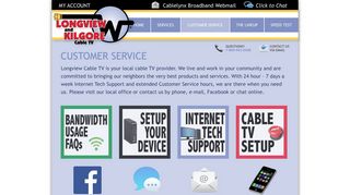 customer service - Longview Cable TV