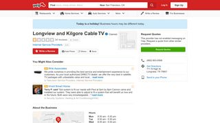 Longview and Kilgore Cable TV - 34 Reviews - Internet Service ...