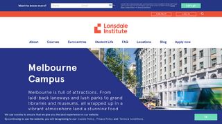 Study in Melbourne at Lonsdale Institute