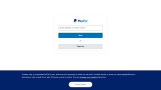Log in to your account - PayPal