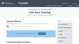 Look Now Training - 31827 - MySkills