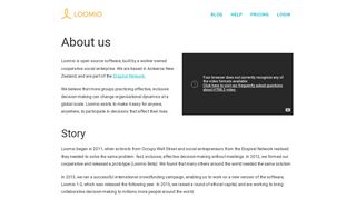 About us - Loomio - Make decisions without meetings