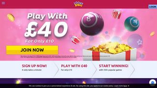 Loony Bingo | #1 UK Bingo Site | Add £10 Play with £40!