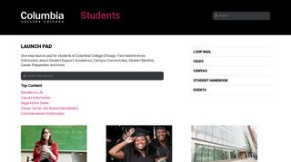 Launch Pad - Students - Columbia College Chicago