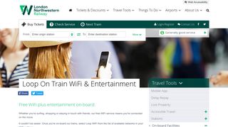 Loop On Train WiFi & Entertainment | London Northwestern Railway