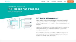 RFP Software | Loopio RFP Software