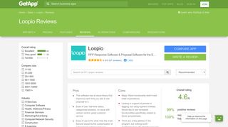 Loopio Reviews - Ratings, Pros & Cons, Analysis and more | GetApp®