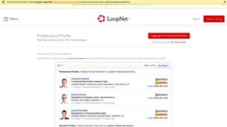 Professional Commercial Real Estate Profile and Directory- LoopNet ...