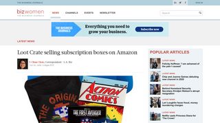 Loot Crate to sell subscription boxes on Amazon - Bizwomen
