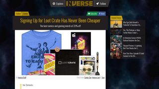 Signing Up for Loot Crate Has Never Been Easier | Inverse