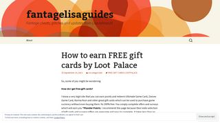 How to earn FREE gift cards by Loot Palace | fantagelisaguides