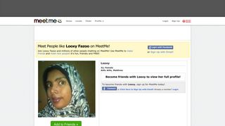 Meet people like Looxy Fazoo on MeetMe!