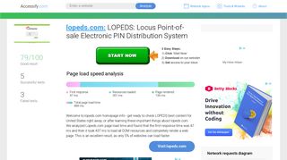 Access lopeds.com. LOPEDS: Locus Point-of-sale Electronic PIN ...