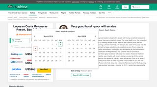 Very good hotel - poor wifi service - Review of Lopesan Costa ...