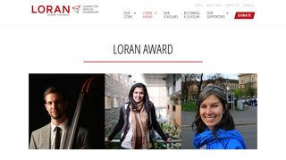 Loran Award - Loran Scholars Foundation - Fondation Boursiers Loran