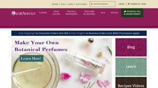 LorAnn Oils | Essential Oils, Candy Flavors, Baking Flavors & Extracts