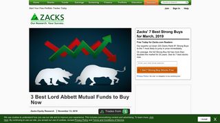 3 Best Lord Abbett Mutual Funds to Buy Now - November 13, 2018 ...