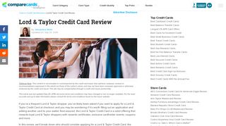 Lord & Taylor Credit Card Review | CompareCards