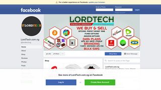 LordTech.com.ng - Home | Facebook