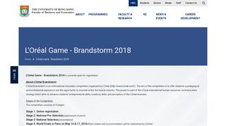 L'Oréal Game - Brandstorm 2018 - Faculty of Business and Economics ...