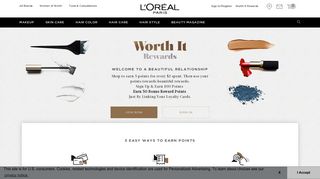 Worth It Rewards & Customer Loyalty Program - L'Oréal Paris