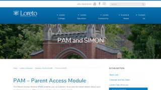 PAM and SIMON - Loreto College Ballarat