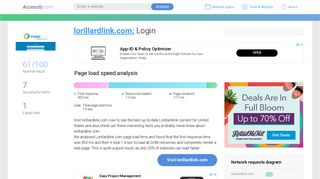 Access lorillardlink.com. Login