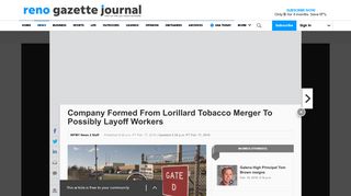 Company Formed From Lorillard Tobacco Merger To Possibly Layoff ...