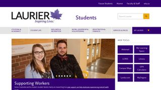 Wilfrid Laurier University: Home | Students
