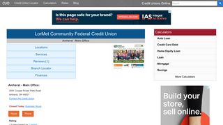 LorMet Community Federal Credit Union - Credit Unions Online