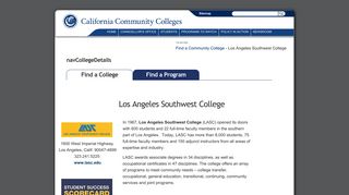 About Los Angeles Southwest College