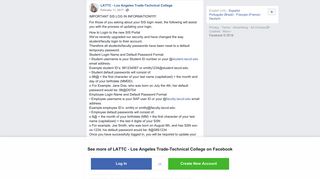 LATTC - Los Angeles Trade-Technical College - Facebook