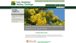 Getting Connected - Los Angeles Valley College