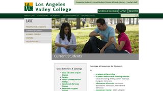 Current Students: Los Angeles Valley College