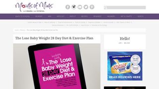 The Lose Baby Weight 28 Day Diet & Exercise Plan Product Review