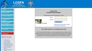 LOSFA: The Louisiana Office of Student Financial Assistance