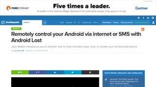 Remotely control your Android via internet or SMS with Android Lost ...