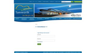 Login - Tamworth Regional Council