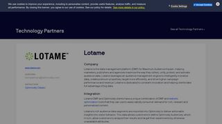 Lotame - Optimizely