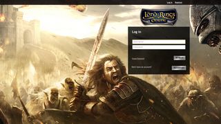 Log In | The Lord of the Rings Online - LotRO